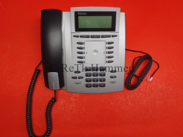 Agfeo ST21 ST 21 silber Telefon Anlagentelefon für UP0 Systemtelefon