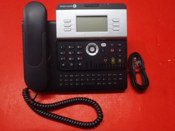 Alcatel 4029 urban grey Systemtelefon für Telefonanlage Re_MwSt Telefon schwarz